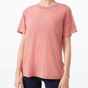 Lululemon All Yours Tee Vitasea Cloudy Wash Cherry Tint 12